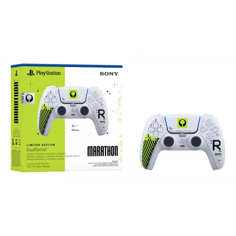 Valdiklis Sony DualSense, žalias/baltas, skirtas PlayStation 5 – Bluetooth/USB, analoginis/digitalinis, USB-C