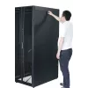 APC Easy Rack ER6282 42U stelažas, juodas, su stogu, ratukais, kojelėmis, 4 laikikliais ir šoninėmis plokštėmis, be dugno, 1991x600x800 mm