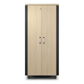 APC NetShelter Soundproof triukšmą slopinantis serverio stovas, 32U, 230V, Maple
