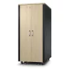 APC NetShelter Soundproof triukšmą slopinantis serverio stovas, 32U, 230V, Maple