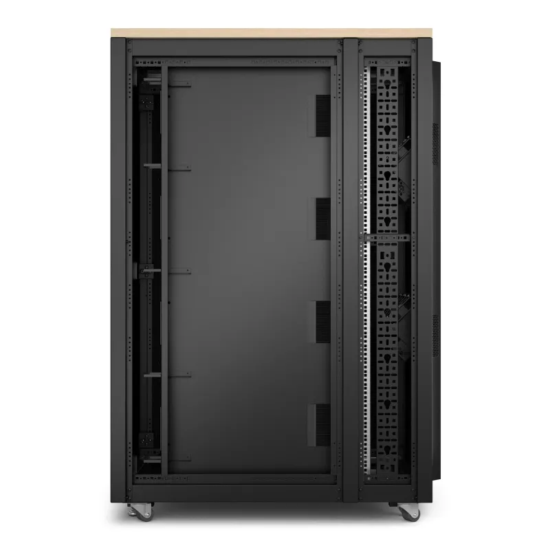 APC NetShelter Soundproof triukšmą slopinantis serverio stovas, 32U, 230V, Maple