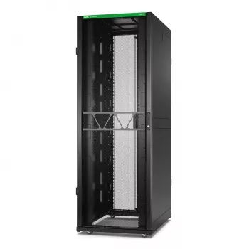 APC NetShelter SX Server Rack Gen 2, 45U, 2124H x 750W x 1070D mm, su šoninėmis sienelėmis, juodos spalvos