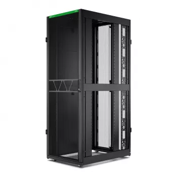 APC NetShelter SX Server Rack Gen 2, 45U, 2124H x 750W x 1070D mm, su šoninėmis sienelėmis, juodos spalvos