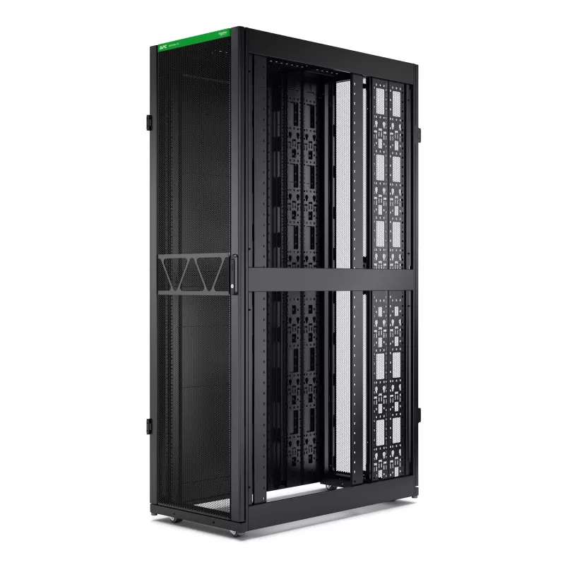 APC NetShelter SX Server Rack Gen 2, 45U, 2124H x 600W x 1200D mm, su šoninėmis sienelėmis, juodas