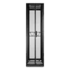 APC NetShelter SX Server Rack Gen 2, 45U, 2124H x 600W x 1200D mm, su šoninėmis sienelėmis, juodas