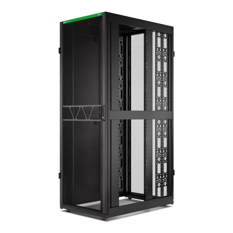 APC NetShelter SX Server Rack Gen 2, 48U, 2258H x 800W x 1200D mm, su šoninėmis plokštėmis, juoda