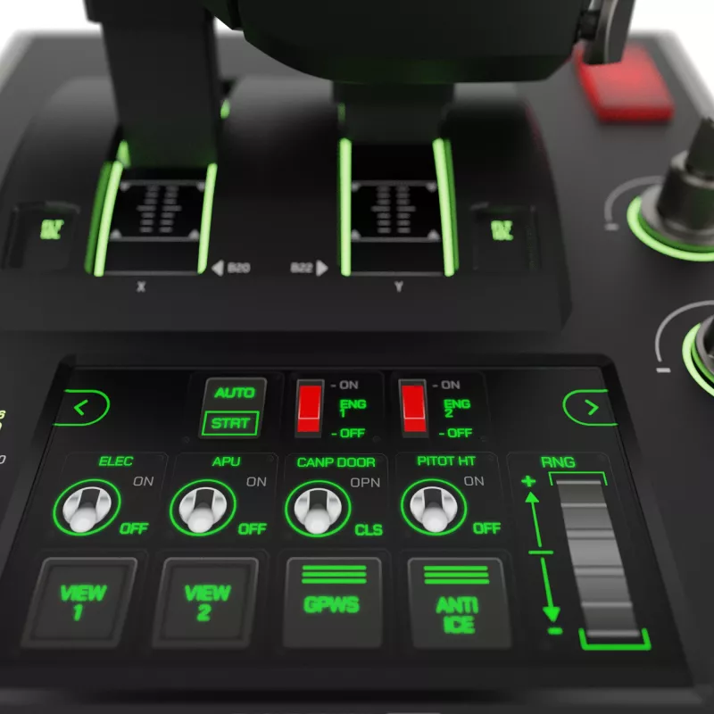 Vairasvirtė Turtle Beach VelocityOne Flightdeck Black USB Analoginė Skaitmeninė PC