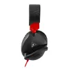 Žaidimų ausinės Turtle Recon 70 juodos, laidinės stereo, valdymas ant ausinės