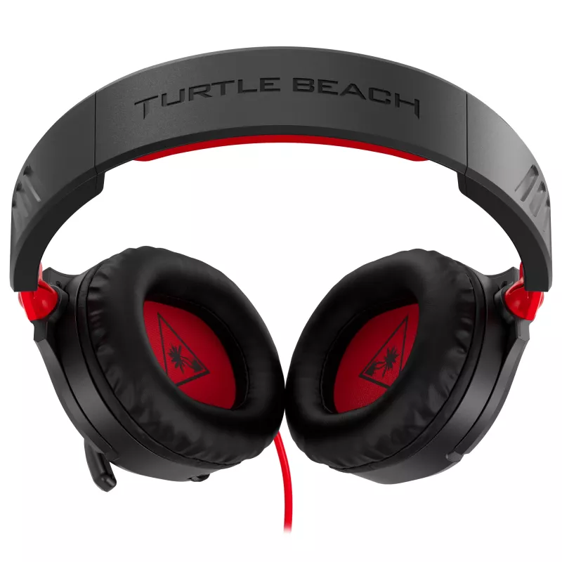 Žaidimų ausinės Turtle Recon 70 juodos, laidinės stereo, valdymas ant ausinės