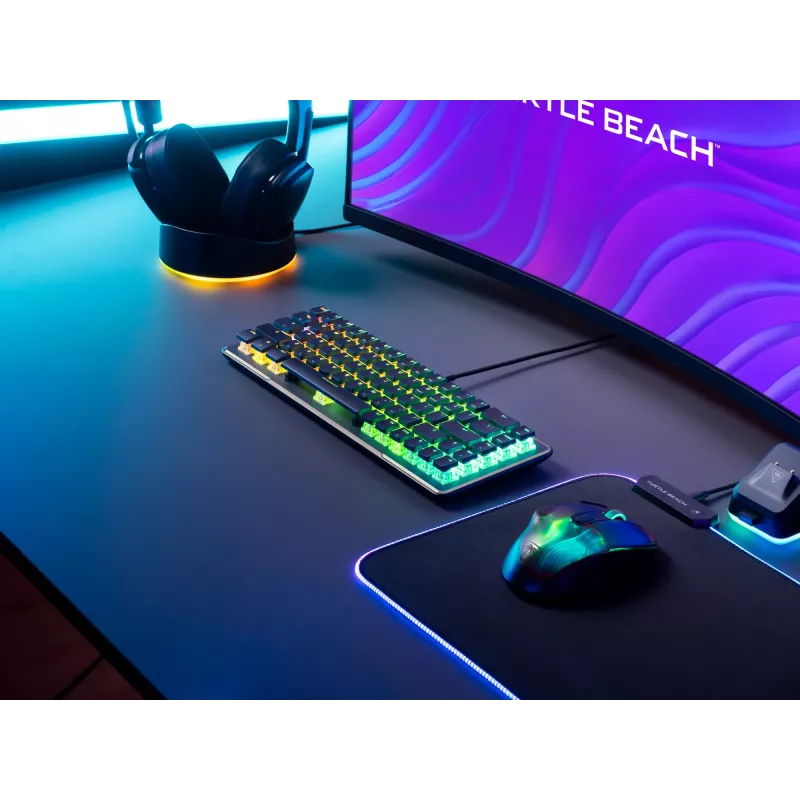 Turtle Beach Vulcan II Mini klaviatūra žaidimams USB QWERTY juoda