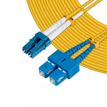 Microconnect FIB421020 20 m šviesolaidinis kabelis LC SC vienmodis OS2 geltonas