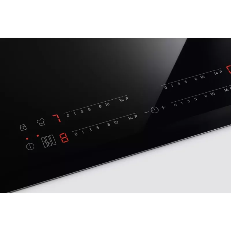 Indukcinė kaitlentė Electrolux EIV835 juoda įmontuojama 80 cm 5 zonos