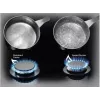 Įmontuojama dujinė kaitlentė Electrolux EGS6436RK 4 zonų juoda, wok 4000W, ketaus grotelės, sukamosios rankenėlės