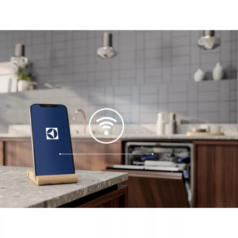 Įmontuojamas indaplovė Electrolux EEM69410W — 15 komplektų, 42 dB, pilno dydžio 60 cm, AirDry