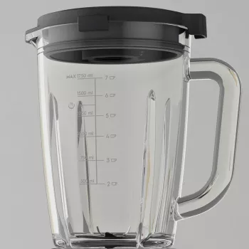 Stalo blenderis Electrolux E6TB1-6ST – 1,75 l indas, 1400 W, sukamas valdiklis, juoda/nerūdijantis plienas/permatomas
