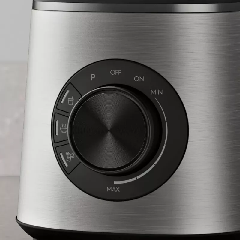 Stalo blenderis Electrolux E6TB1-6ST – 1,75 l indas, 1400 W, sukamas valdiklis, juoda/nerūdijantis plienas/permatomas
