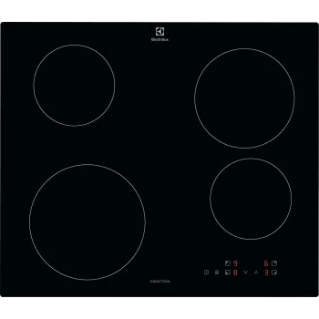 Elektrinė indukcinė kaitlentė Electrolux Serie 300 LIB60424CK Juoda Įmontuojama 60 cm 4 zonos