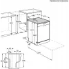 Indaplovė Electrolux ESA42110SW laisvai pastatoma siaura 9 komplektų 47 dB