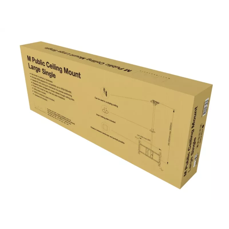 Lubinis laikiklis Multibrackets M Public Large Single Black 3000