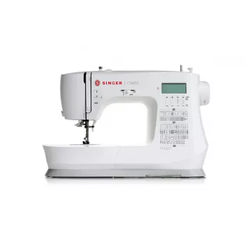 SINGER automatinė siuvimo mašina C5955 — 417 siūlių raštų, 1 žingsnio sagos kilpa, 110 W, elektrinė, balta