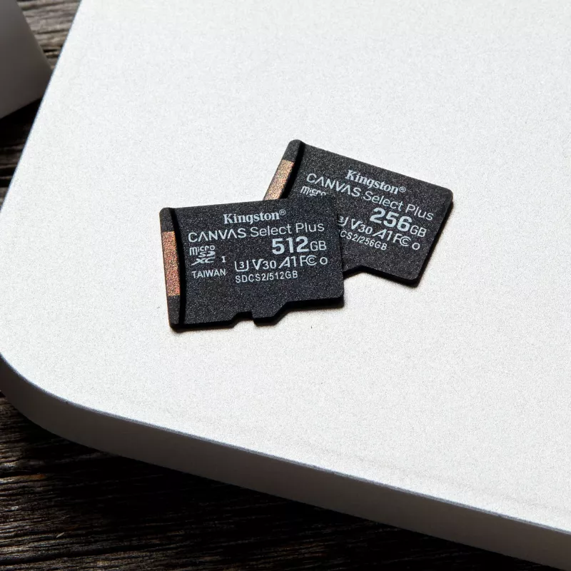 Kingston Technology Canvas Select Plus 256GB microSDXC kortelė + adapteris, 100R, A1, C10