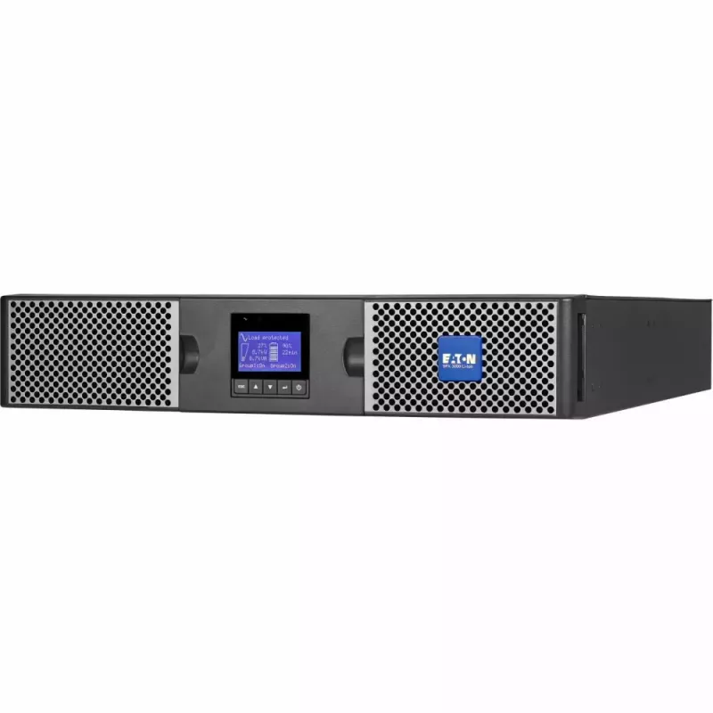 Eaton 9PX 3000i RT2U Li-Ion UPS nepertraukiamo maitinimo šaltinis, dvigubas konvertavimas, 3 kVA / 2400 W, 10 AC lizdų