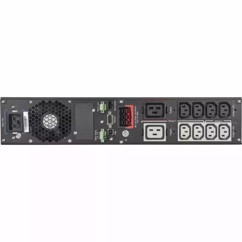 Eaton 9PX 3000i RT2U Li-Ion UPS nepertraukiamo maitinimo šaltinis, dvigubas konvertavimas, 3 kVA / 2400 W, 10 AC lizdų