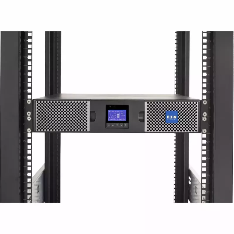 Eaton 9PX 3000i RT2U Li-Ion UPS nepertraukiamo maitinimo šaltinis, dvigubas konvertavimas, 3 kVA / 2400 W, 10 AC lizdų