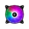 Chieftec Chieftronic Nova 3 vnt. 12 cm juodi ventiliatoriai su RGB ir valdymo pultu