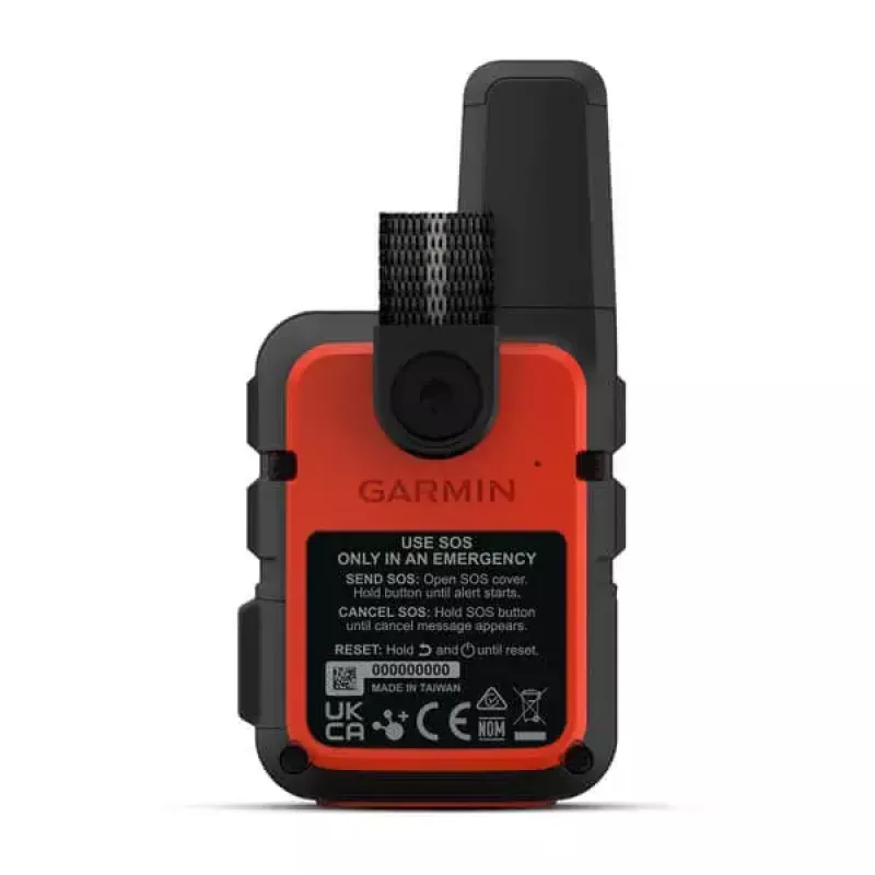 Garmin inReach Mini 2 asmeninis palydovinis ryšio įrenginys juodas/raudonas IPX7 336h baterijos veikimo laikas