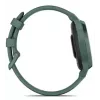 Išmanusis laikrodis GARMIN Lily 2 Active žalias — 38 mm aliuminio korpusas, silikoninis dirželis, GPS, SpO2, 5 ATM, baterija 9 dienos