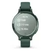 Išmanusis laikrodis GARMIN Lily 2 Active žalias — 38 mm aliuminio korpusas, silikoninis dirželis, GPS, SpO2, 5 ATM, baterija 9 dienos