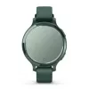 Išmanusis laikrodis GARMIN Lily 2 Active žalias — 38 mm aliuminio korpusas, silikoninis dirželis, GPS, SpO2, 5 ATM, baterija 9 dienos