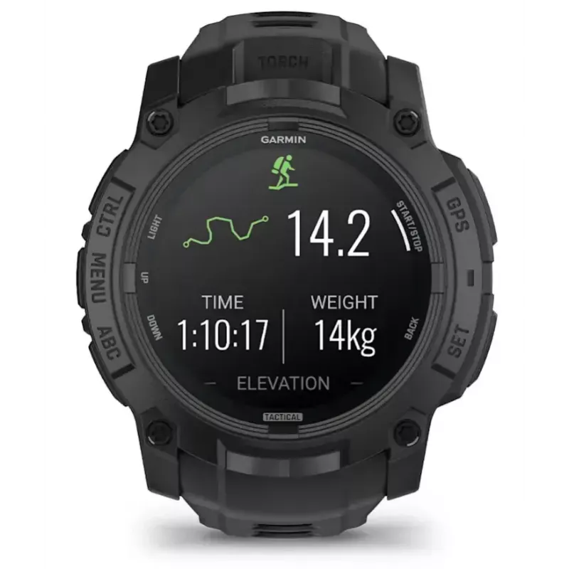 Išmanusis laikrodis Garmin Instinct 3 Tactical Edition juodas