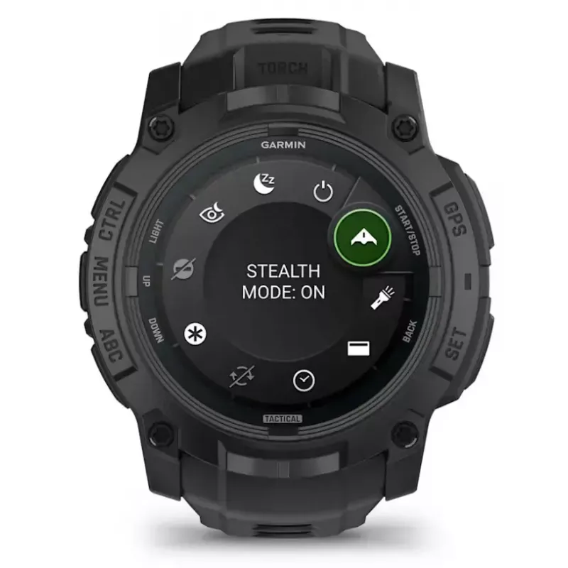 Išmanusis laikrodis Garmin Instinct 3 Tactical Edition juodas