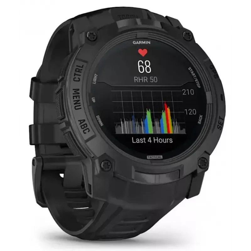 Išmanusis laikrodis Garmin Instinct 3 Tactical Edition juodas