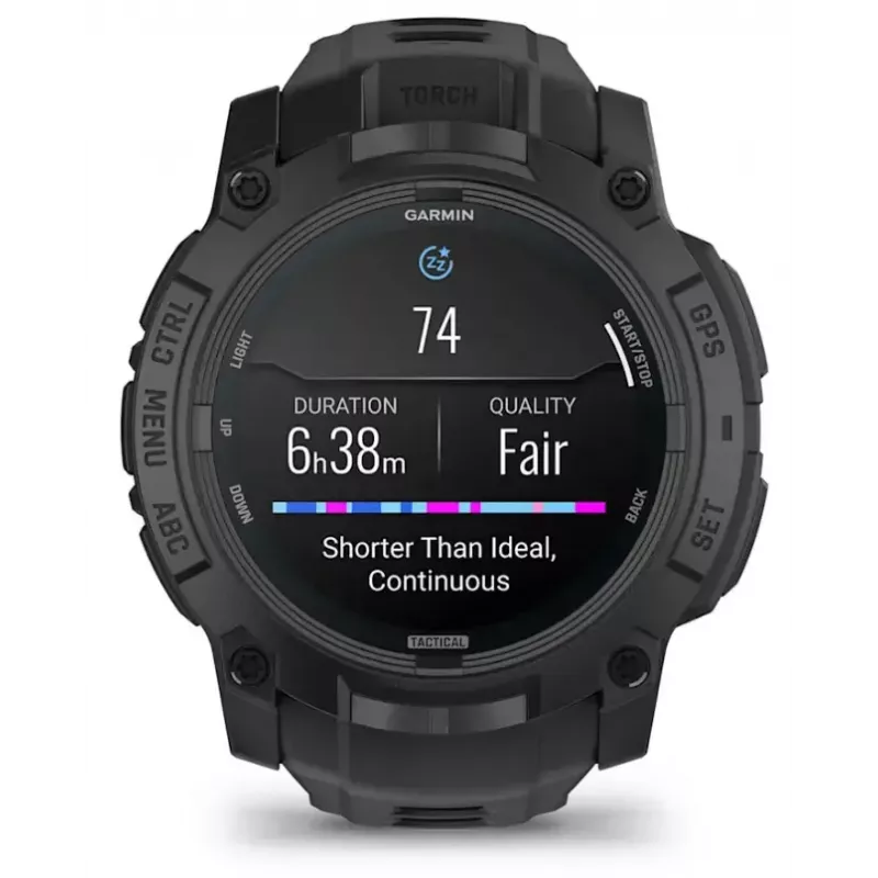 Išmanusis laikrodis Garmin Instinct 3 Tactical Edition juodas