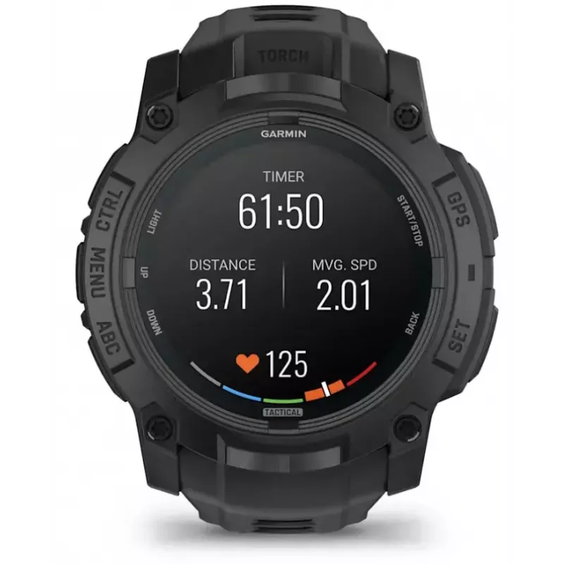 Išmanusis laikrodis Garmin Instinct 3 Tactical Edition juodas