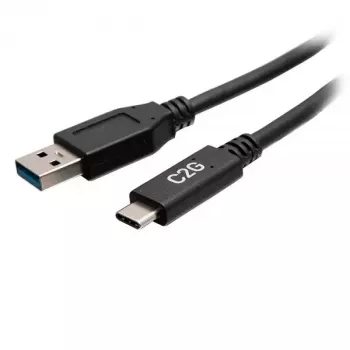 C2G USB-C (vyriškas) į USB-A (vyriškas) laidas 0,15 m USB 3.2 Gen 1 5 Gbps