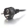 C2G 2m 16 AWG Europos maitinimo laidas IEC320C13 į CEE7/7
