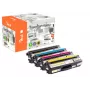 Peach PT1047 tonerio kasetė 4 vnt. Suderinama juoda, žydra, rausvai raudona, geltona