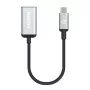 Manhattan USB-C į HDMI laidas, 4K@60Hz, 5 Gbps (USB 3.2 Gen1), 15 cm, juodas, vyriškas į moterišką, trejų metų garantija
