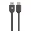 Manhattan HDMI kabelis su Ethernet 4K@60Hz, 10m, tinka visiems 4K ir 1080p/HD įrenginiams, vyriškas-į-vyrišką, juodas, Ultra HD 4k x 2k, viso gyvenimo garantija, Premium High Speed