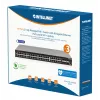 Intellinet 54 prievadų L3 pilnai valdomas PoE+ jungiklis su 48 Gigabit Ethernet prievadais ir 6 SFP+ uplinkais