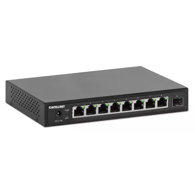 Intellinet 9 Portų Switch 8 x 2.5G Ethernet Prievadai ir 1 SFP+ Uplink