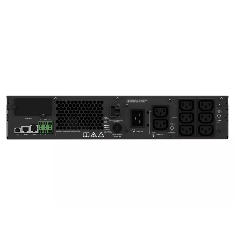 Vertiv Liebert GXT5 nepertraukiamo maitinimo šaltinis (UPS) Dvigubas keitimas (Online) 2 kVA 2000 W 8 AC lizdai