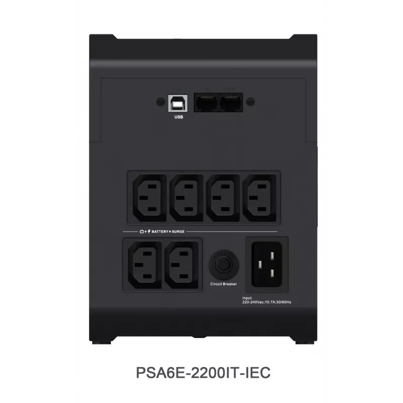 Vertiv PowerUPS 200 Essential PSA6E-2200IT-IEC, 2200VA/1225W nepertraukiamo maitinimo šaltinis
