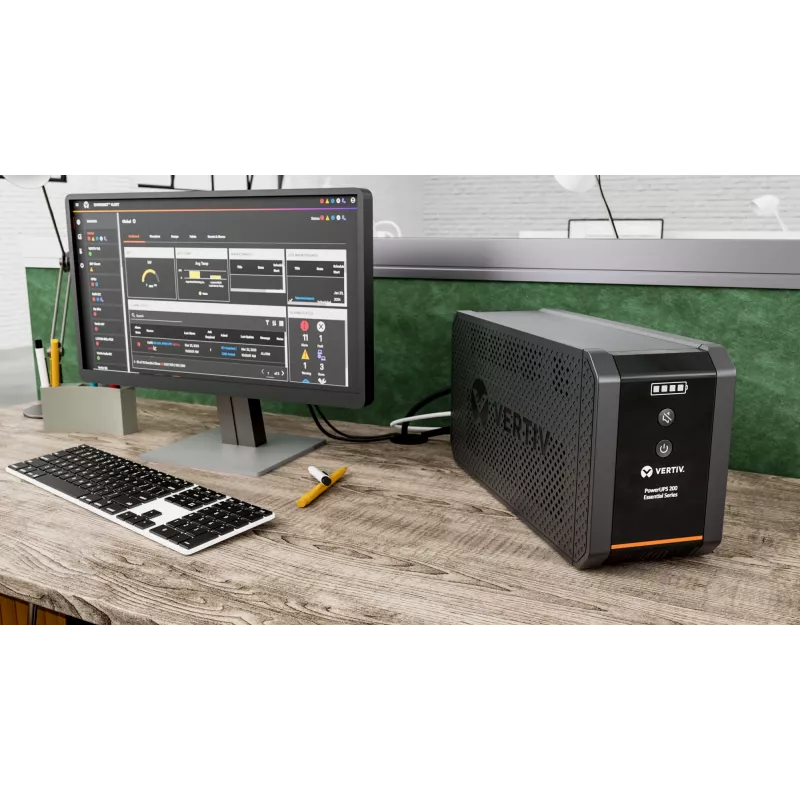 Vertiv PowerUPS 200 Essential PSA6E-600IT-SCH nepertraukiamo maitinimo šaltinis, 600VA/315W, Line-Interactive