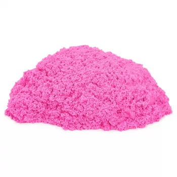 Kinetic Sand Shimmer Crystal Pink 2 svarai – blizgantis formuojamas smėlis vaikams nuo 3 metų