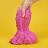 Kinetic Sand Shimmer Crystal Pink 2 svarai – blizgantis formuojamas smėlis vaikams nuo 3 metų